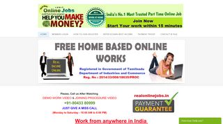 
                            4. India's No.1 Trusted Real Online Jobs - online jobs from home without ...