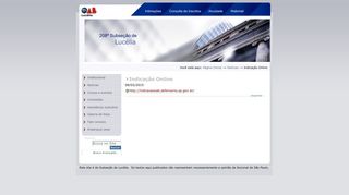 
                            2. Indicação Online — Subseções OABSP