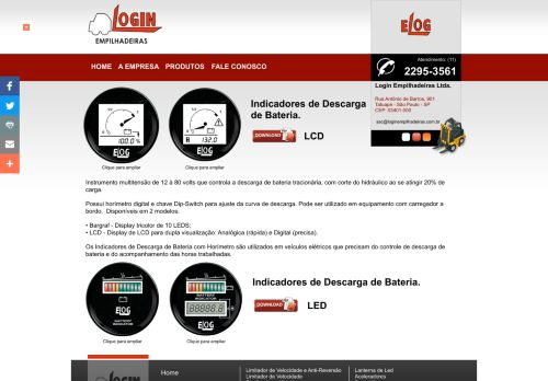 
                            12. Indicadores de Descarga de Bateria paa empilhadeiras - Login ...