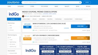 
                            9. IndiGo Coupons, Offers - (Feb 24-25) | Rs.500 off on Domestic flight ...