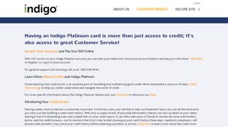 
                            2. Indigo Platinum | Customer Service - Indigo Card