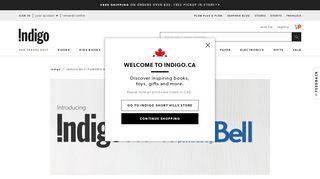 
                            13. Indigo wi-fi powered by Bell | chapters.indigo.ca
