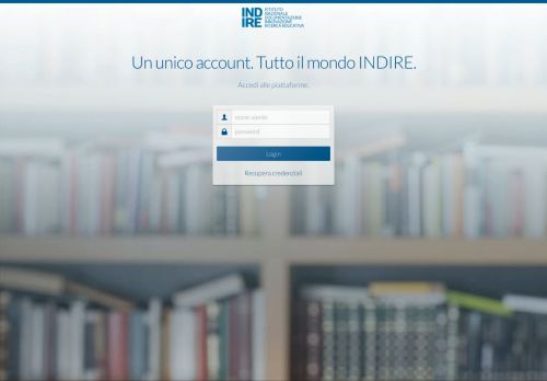 
                            5. Indire :: Login - Miglioramento