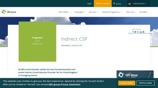 
                            13. Indirect Cloud Solution Provider (Indirect CSP) Programm | QBS group