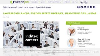 
                            8. Inditex: più di 150 posizioni aperte | WeCanJob.it - WeCanJob.it