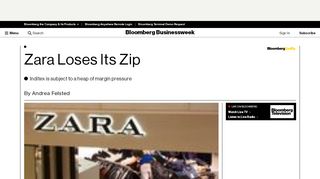 
                            4. Inditex Zara Wardrobe Malfunction Goes Beyond Currency Problems ...