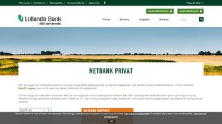 
                            4. Indlejret netbank - Lollands Bank | Altid nærværende.