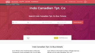 
                            5. Indo Canadian Tpt. Co Online Bus Ticket Booking, Bus Reservation ...