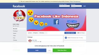 
                            2. Indo Liker - Beranda | Facebook