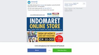 
                            10. Indomaret - Ayo Daftar sekarang di Klik Indomaret dan... | Facebook