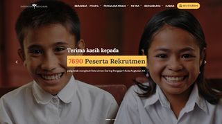 
                            3. Indonesia Mengajar: Website