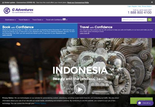 
                            11. Indonesia Travel and Tours - G Adventures