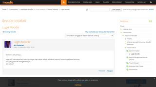 
                            1. Indonesian Moodle: Login Moodle