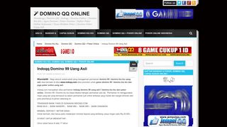 
                            2. Indoqq Domino 99 Uang Asli • Domino QQ Online