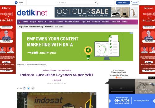 
                            13. Indosat Luncurkan Layanan Super WiFi - Inet Detik