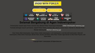 
                            8. Indowinpoker | Login Indowinpoker | Link Alternatif Indowinpoker ...