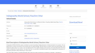 
                            11. Indraprastha World School, Paschim Vihar: Details and Reviews