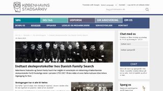 
                            11. Indtastning af skoleprotokoller i samarbejde med Danish Family Search