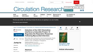
                            11. Induction of the CXC Chemokine Interferon-γ-Inducible Protein 10 ...