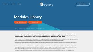 
                            6. Inductions & eLearning | Modules Library | WorkPro