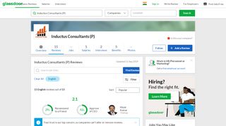 
                            9. Inductus Consultants (P) Reviews | Glassdoor.co.in