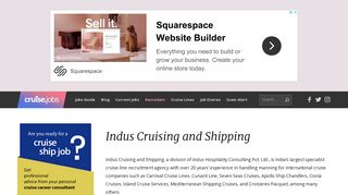 
                            5. Indus Cruising and Shipping - Cruise Ship Jobs