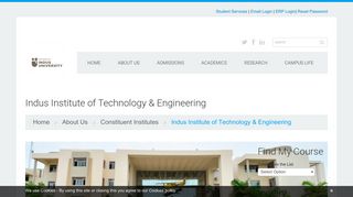 
                            8. Indus Institute of Technology & Engineering | Indus University