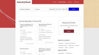 
                            7. INDUSIND BANK Jobs – Job Vacancies in INDUSIND BANK