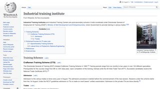 
                            10. Industrial training institute - Wikipedia