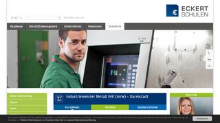 
                            9. Industriemeister Metall IHK (m/w) - Darmstadt | eckert-schulen.de