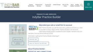 
                            12. IndyBar Practice Builder - Indianapolis Bar Association