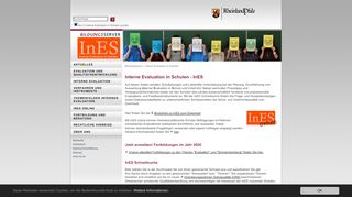 
                            3. InES: Schulinterne Evaluation: Bildungsserver Rheinland-Pfalz