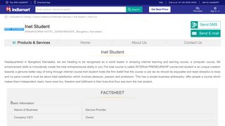 
                            6. Inet Student - Service Provider from ANNAPOORNA HOTEL ...