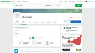 
                            8. Infakt Insights Reviews | Glassdoor.co.in