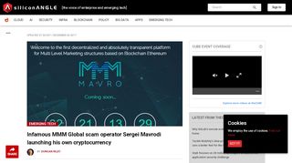 
                            8. Infamous MMM Global scam operator Sergei Mavrodi launching his ...