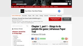 
                            8. inFamous Paper Trail - inFamous - Game Guides - GAMEPRESSURE ...