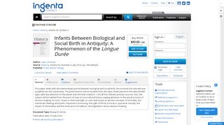 
                            11. Infants Between Biological and Social Birth in Antiquity: A Pheno ...