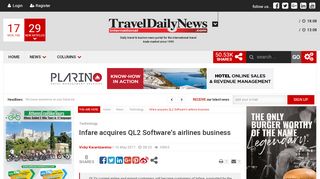 
                            7. Infare acquires QL2 Software's airlines business | TravelDailyNews ...