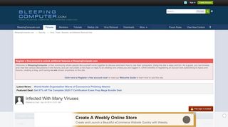 
                            9. Infected With Many Viruses - Virus, Trojan, Spyware, and Malware ...