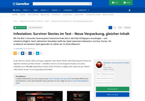 
                            9. Infestation: Survivor Stories im Test - Neue Verpackung, gleicher Inhalt ...