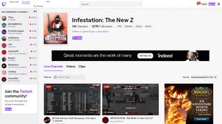 
                            8. Infestation: The New Z - Twitch