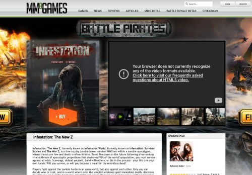 
                            10. Infestation World - MMOGames.com