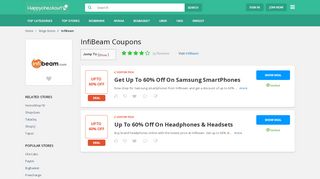 
                            11. InfiBeam Coupons: 76% OFF Offers, February 2019 - HappyCheckOut