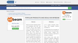 
                            5. Infibeam Coupons and Offers for February 2019 | 7Coupons.IN