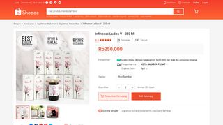 
                            6. Infinesse Ladies V - 250 ml | Shopee Indonesia