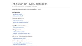 
                            9. Infinispan 9.4 User Guide