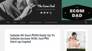 
                            9. Infinite 99: Earn ₱1500 Daily Up To Infinite Income With Just ₱99 ...