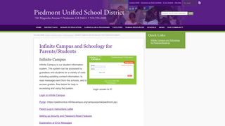 
                            10. Infinite Campus and Schoology for Parents/Students | Piedmont ...