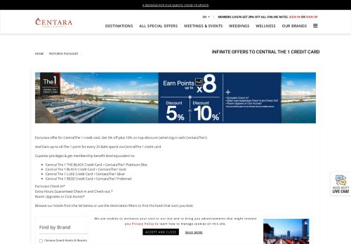 
                            12. Infinite Central The 1 Credit Card - Centara Hotels & Resorts