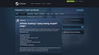 
                            4. Infinite loading? Uplay being stupid? Help? :: Assassin's Creed ...
